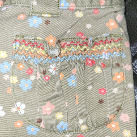 🏝 Vintage Gymboree Island Getaway Floral Print Bermuda Shorts Girls 6 Adj Waist - Picture 3 of 7
